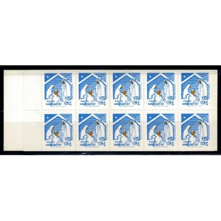 Chile 1987 - Craciun, carnet filatelic neuzat Chile 1987 - Craciun, carnet filatelic neuzat