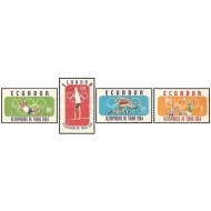 Ecuador 1964 - Jocurile Olimpice, serie neuzata