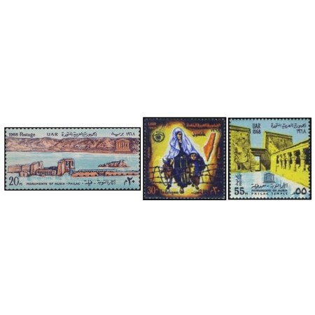 UAR(Egipt) 1968 - Natiunile Unite, serie neuzata UAR(Egipt) 1968 - Natiunile Unite, serie neuzata