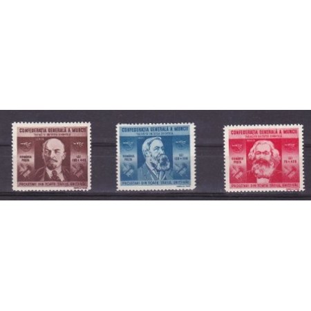 1945 - Confederația Generala a Muncii, serie neuzata