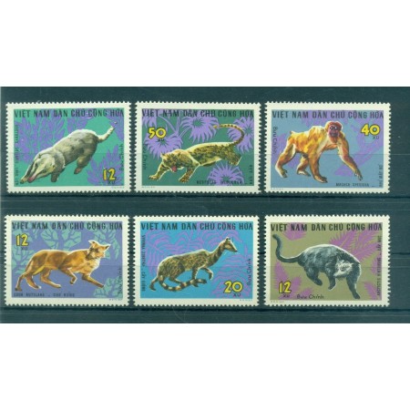 Vietnam Nord 1967 - Fauna, animale, serie neuzata Vietnam Nord 1967 - Fauna, animale, serie neuzata