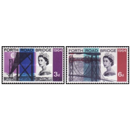 Marea Britanie 1964 - Poduri, serie neuzata Marea Britanie 1964 - Poduri, serie neuzata