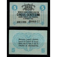 Venetia(ocupatia Austro-Ungara) 1918 - 5 centesimi, XF+