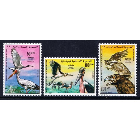 Mauritania 1976 - Pasari, serie neuzata Mauritania 1976 - Pasari, serie neuzata