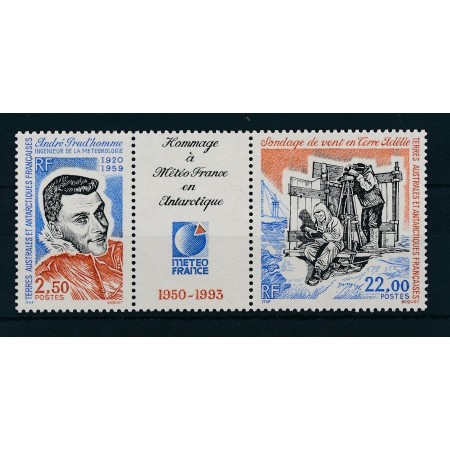 French South and Antarctic Terr. 1993 - Meteo France, triptic ne French South and Antarctic Terr. 1993 - Meteo France, triptic ne