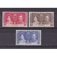 Nigeria 1937 - Coronarea, serie neuzata