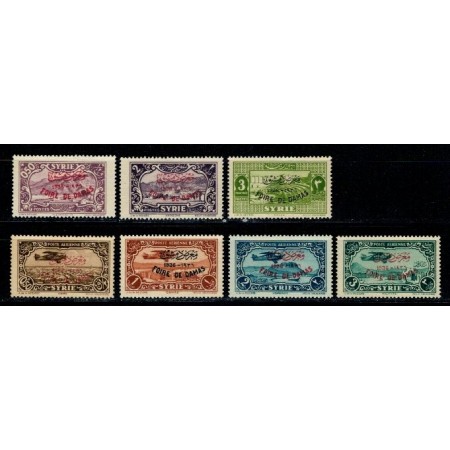 Siria 1936 - Targul din Damasc, supr., serie incompleta nestampi Siria 1936 - Targul din Damasc, supr., serie incompleta nestampi