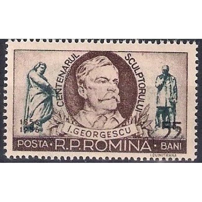 1956 - Centenarul sculptorului I. Georgescu, neuzata
