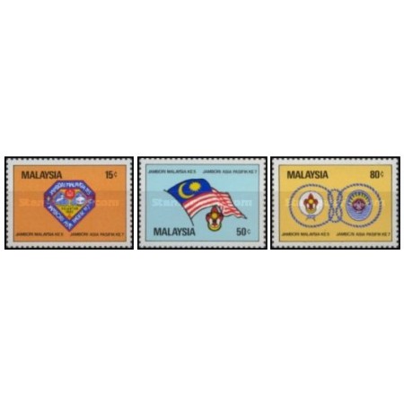 Malaysia 1982 - Cercetasi, serie neuzata Malaysia 1982 - Cercetasi, serie neuzata
