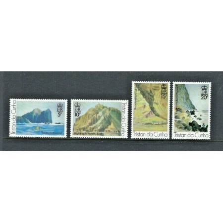 Tristan da Cunha 1980 - Peisaje, picturi, serie neuzata Tristan da Cunha 1980 - Peisaje, picturi, serie neuzata