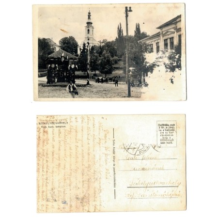 Odorheiu Secuiesc 1944 - Biserica, ilustrata circulata