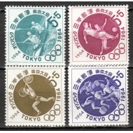 Japonia 1964 - Jocurile Olimpice Tokyo (VI), sport, serie neuzat