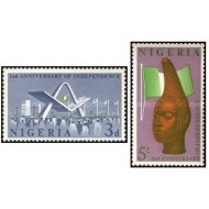 Nigeria 1962 - Aniversarea Independentei, serie neuzata