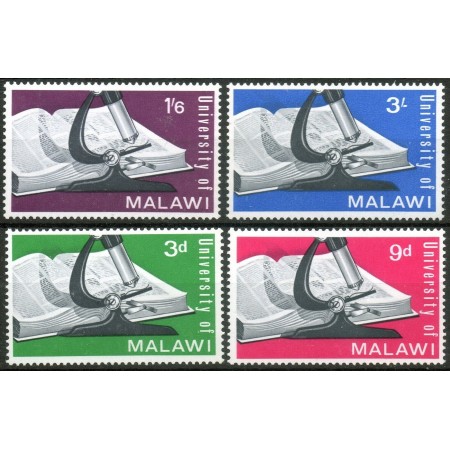Malawi 1965 - Universitatea, microscop, serie neuzata Malawi 1965 - Universitatea, microscop, serie neuzata