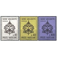 Vatican 1963 - Sede Vacante, serie neuzata
