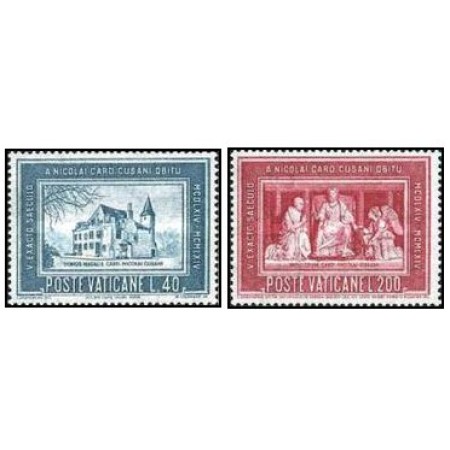 Vatican 1964 - Nicolaus Cusanus, serie neuzata Vatican 1964 - Nicolaus Cusanus, serie neuzata