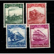 Deutsches Reich 1935 - Locomotive, trenuri, serie neuzata