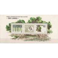 Sri Lanka 1981 - Forest Conservation bloc neuzat
