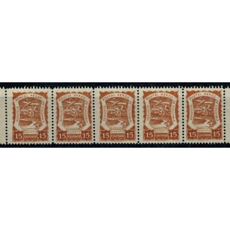 SCADTA(Columbia) 1921 - Mi12, avion, posta aeriana, straif de 5 neuzat SCADTA(Columbia) 1921 - Mi12, avion, posta aeriana, straif de 5 neuzat