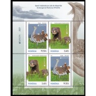 2021 - Europa, specii nationale periclitate, bloc neuzat