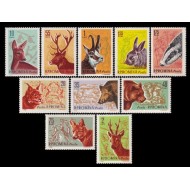 1961 - Vanatoarea, fauna, animale, serie neuzata