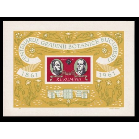 1961 - Gradina botanica, colita neuzata