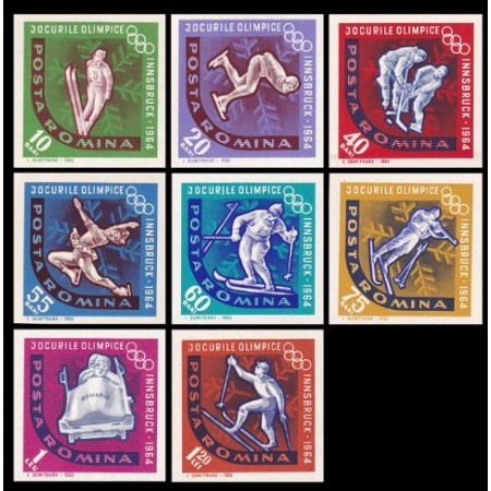 1963 - Jocurile Olimpice Innsbruck, sport, serie ndt neuzata