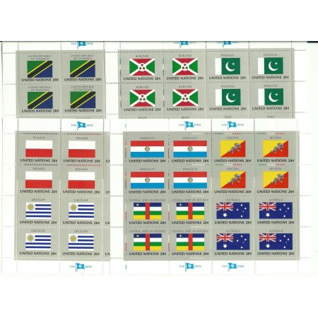 UN New York 1984 - Steaguri (IV), serie 4 KLB neuzate