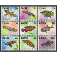 Zaire 1978 - Pesti tropicali, fauna, serie neuzata