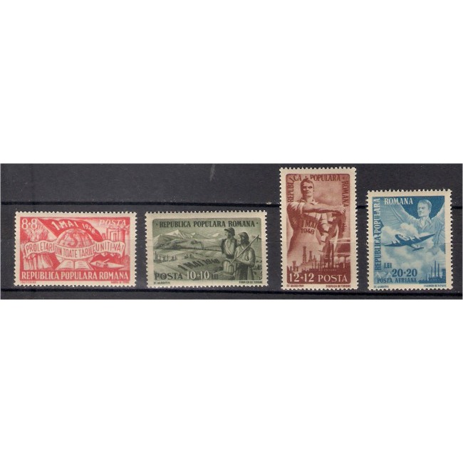 1948 - 1 mai ziua muncii, serie neuzata