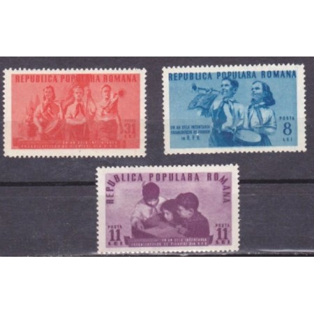 1950 - Organizatia de pioneri, serie neuzata