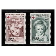 Reunion 1962 - Crucea Rosie, supratipar, serie neuzata