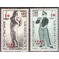 Reunion 1963 - Crucea Rosie, supratipar, serie neuzata