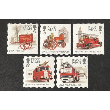 Isle of Man 1991 - Masini de pompieri, serie neuzata