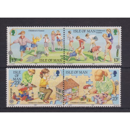 Isle of Man 1989 - Europa, copii, jocuri, serie neuzata Isle of Man 1989 - Europa, copii, jocuri, serie neuzata