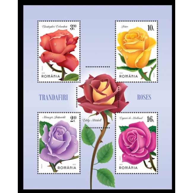 2022 - Trandafiri, bloc neuzat