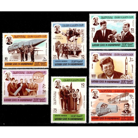 KATHIRI STATE 1967 - J.F. Kennedy, serie neuzata