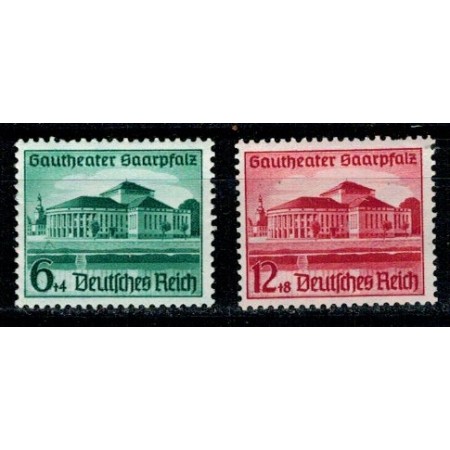 Deutsches Reich 1938 - Gautheater Saarplatz, serie neuzata Deutsches Reich 1938 - Gautheater Saarplatz, serie neuzata