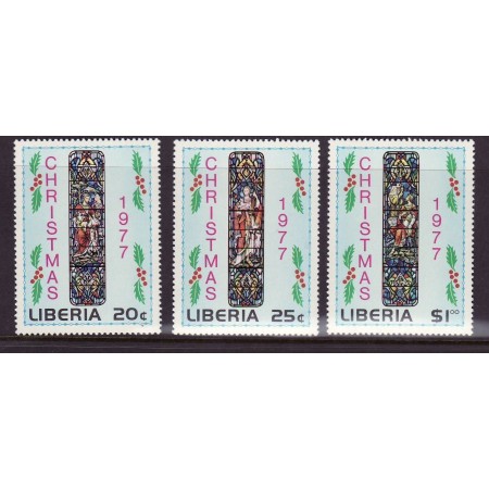 Liberia 1977 - Craciun, serie neuzata Liberia 1977 - Craciun, serie neuzata