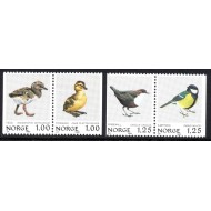 Norvegia 1980 - Pasari, serie neuzata