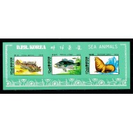 DPR Korea 1979 - Fauna marina, animale, KLB ndt neuzat