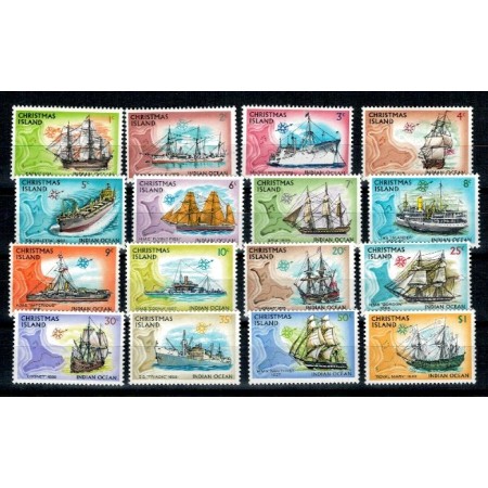 Christmas Island 1972 - Vapoare, serie neuzata