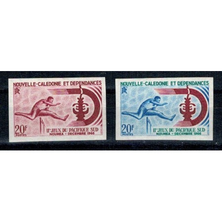 New Caledonia 1966 - Sport, Mi429 nedantelat + proba de culoare New Caledonia 1966 - Sport, Mi429 nedantelat + proba de culoare