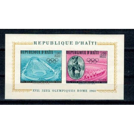 Haiti 1960 - Jocurile Olimpice Roma, sport, colita neuzata