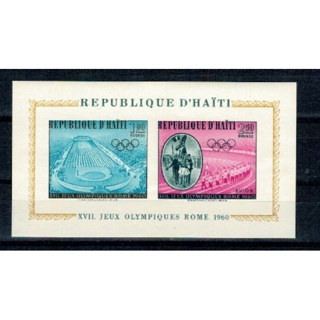 Haiti 1960 - Jocurile Olimpice Roma, sport, colita neuzata
