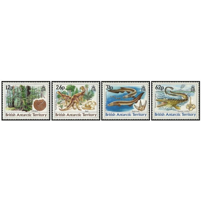 British Antarctic 1991 - Natura din mezozoic, serie neuzata