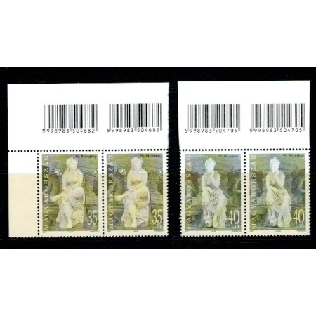 Ungaria 2003 - Ziua Marcii Postale, pereche cu cod de bare neuza Ungaria 2003 - Ziua Marcii Postale, pereche cu cod de bare neuza