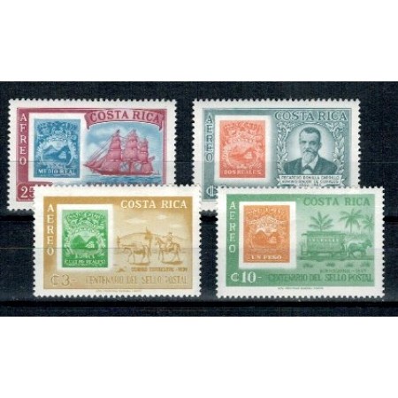 Costa Rica 1963 - Ziua marcii postale, serie neuzata Costa Rica 1963 - Ziua marcii postale, serie neuzata