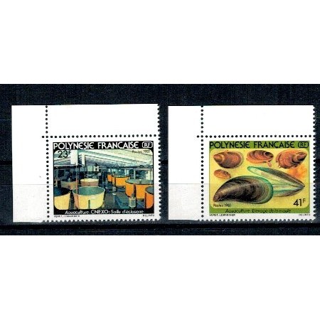 Polinezia Franceza 1981 - Acvaculturi, serie neuzata Polinezia Franceza 1981 - Acvaculturi, serie neuzata