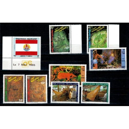 Polinezia Franceza 1985-1987 - Lot timbre neuzate, serii